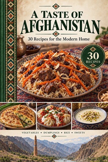 A Taste of Afghanistan cookbook cover