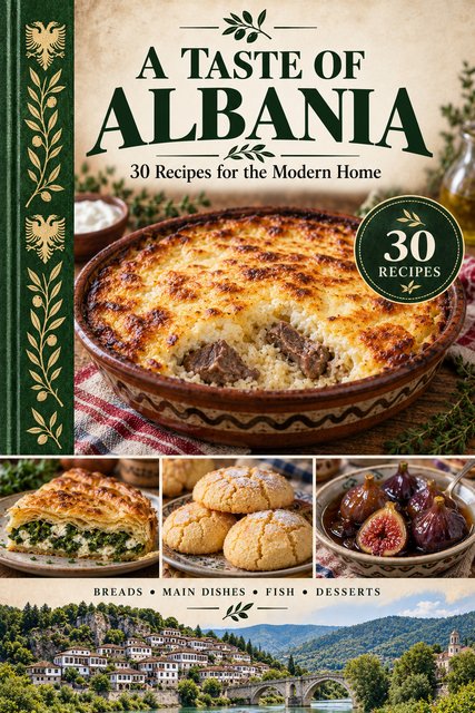 A Taste of Albania cookbook cover