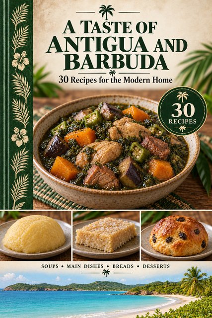 A Taste of Antigua and Barbuda cookbook cover