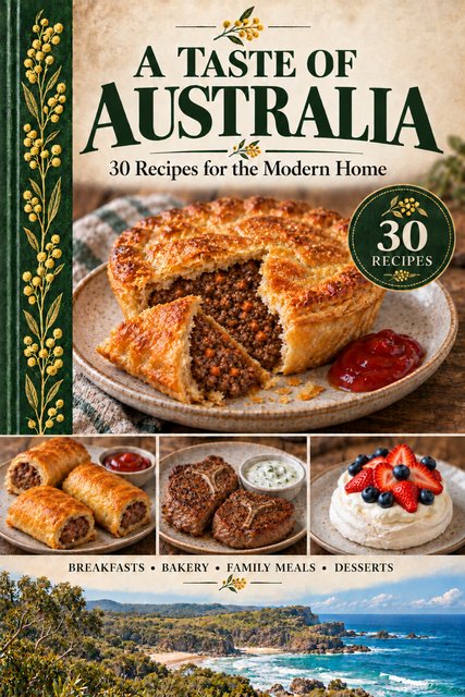 A Taste of Australia cookbook cover