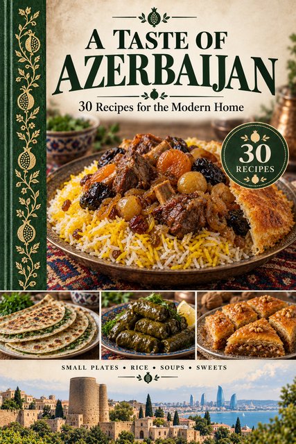 A Taste of Azerbaijan cookbook cover