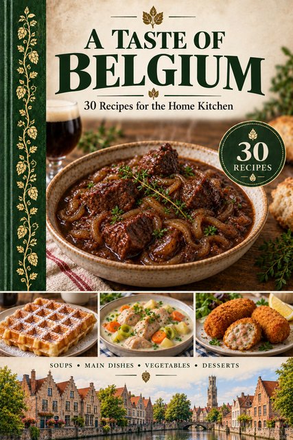 A Taste of Belgium cookbook cover