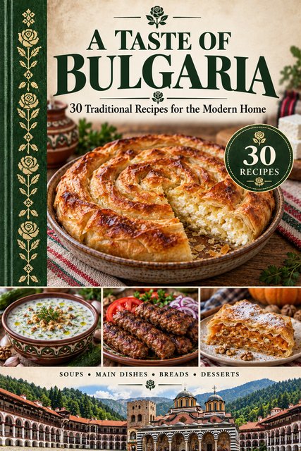 A Taste of Bulgaria cookbook cover