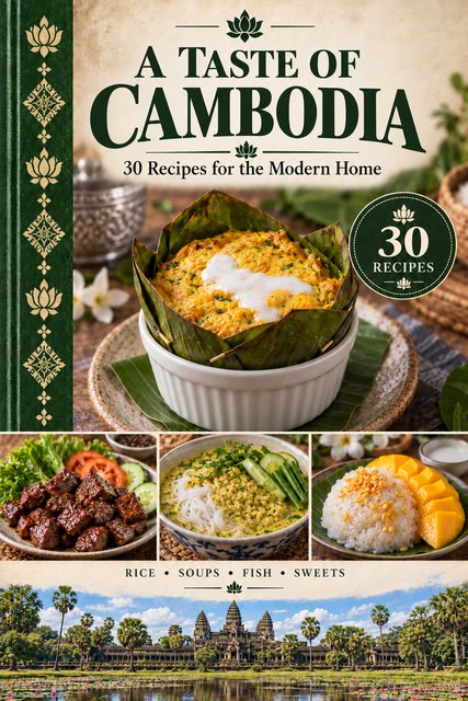 A Taste of Cambodia cookbook cover