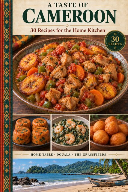 A Taste of Cameroon cookbook cover