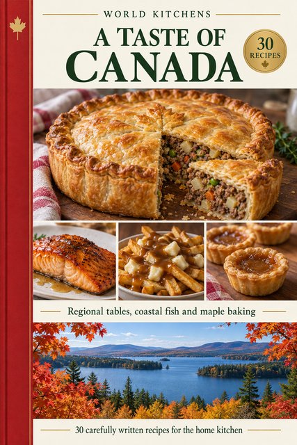 A Taste of Canada cookbook cover