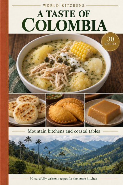 A Taste of Colombia cookbook cover