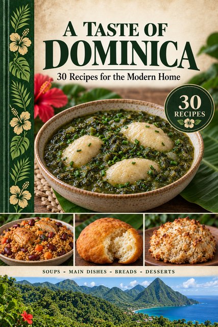 A Taste of Dominica cookbook cover