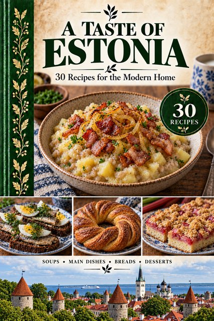 A Taste of Estonia cookbook cover