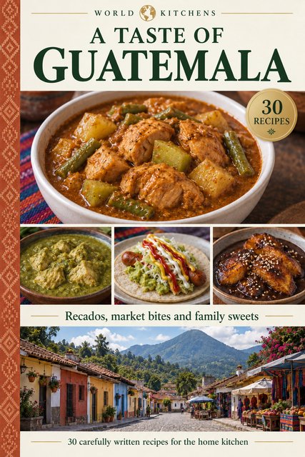 A Taste of Guatemala cookbook cover