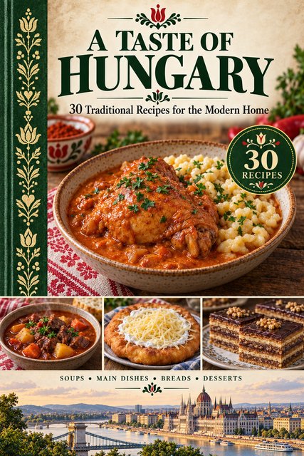 A Taste of Hungary cookbook cover