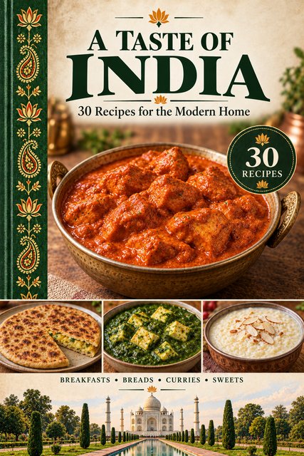 A Taste of India cookbook cover