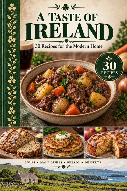A Taste of Ireland cookbook cover