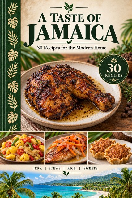 A Taste of Jamaica cookbook cover