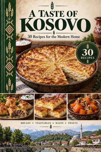 A Taste of Kosovo cookbook cover