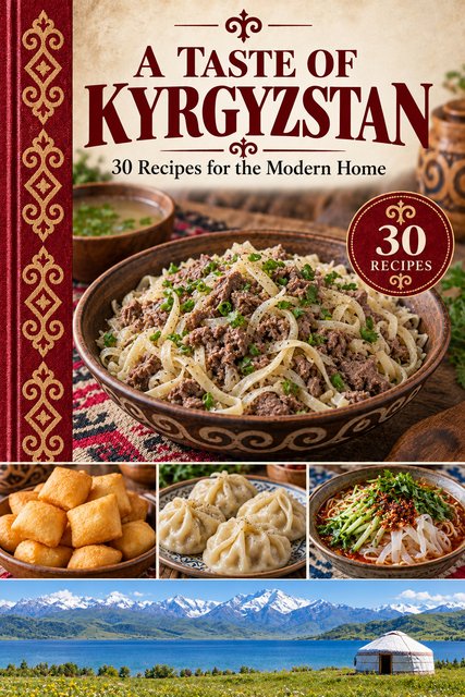 A Taste of Kyrgyzstan cookbook cover