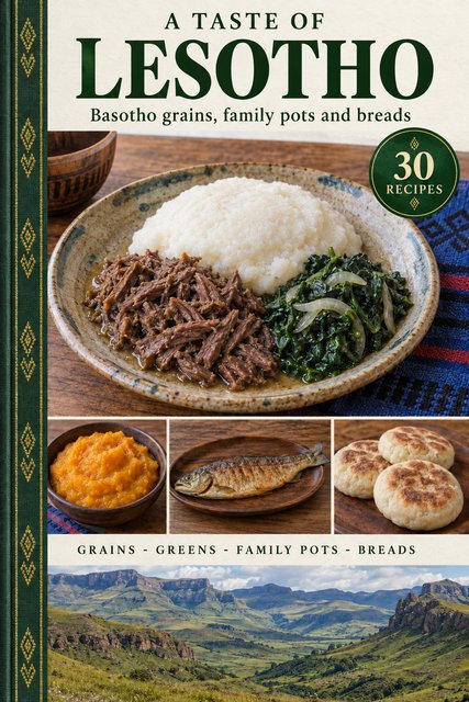 A Taste of Lesotho cookbook cover