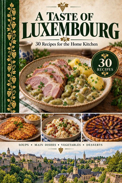 A Taste of Luxembourg cookbook cover