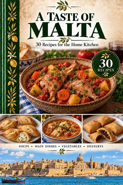 A Taste of Malta cookbook cover