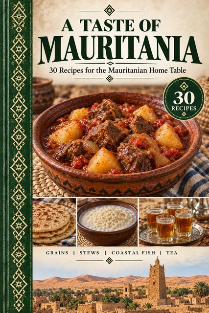 A Taste of Mauritania cookbook cover