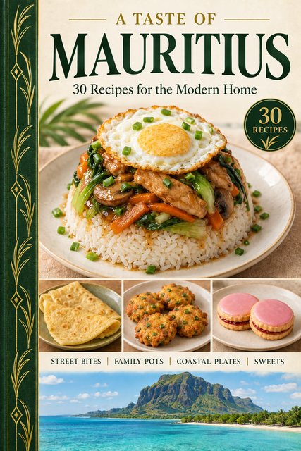 A Taste of Mauritius cookbook cover