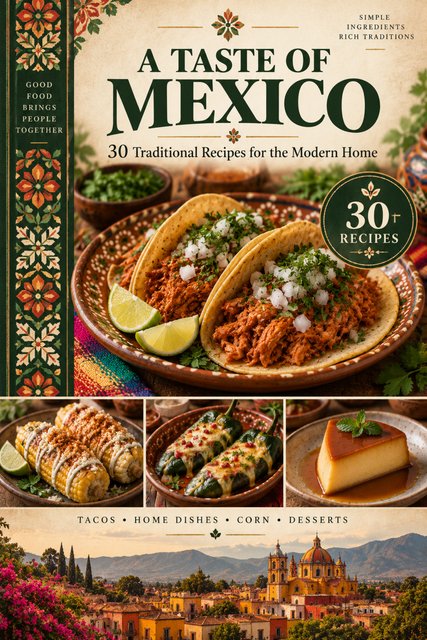 A Taste of Mexico cookbook cover