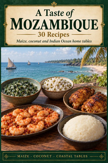 A Taste of Mozambique cookbook cover