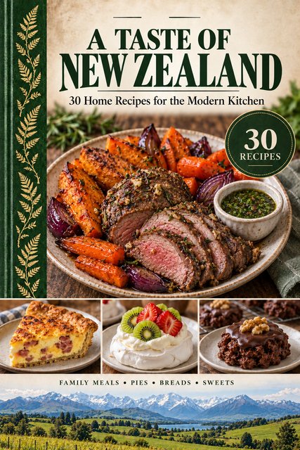 A Taste of New Zealand cookbook cover