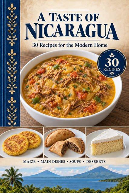 A Taste of Nicaragua cookbook cover