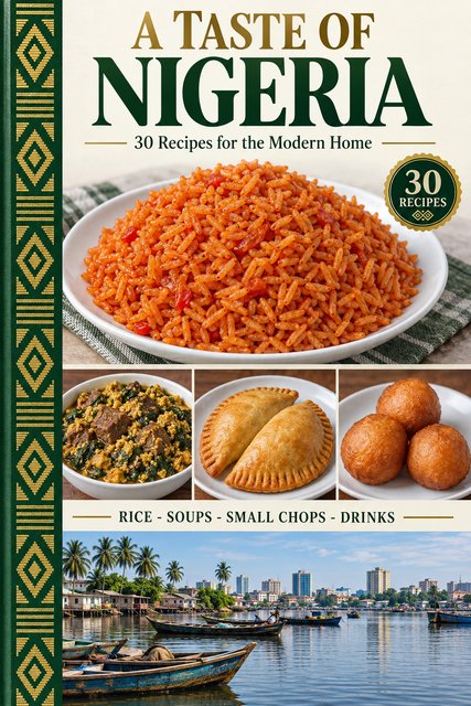 A Taste of Nigeria cookbook cover