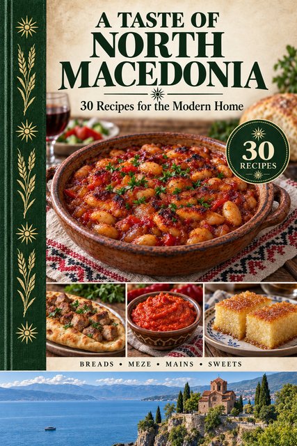 A Taste of North Macedonia cookbook cover