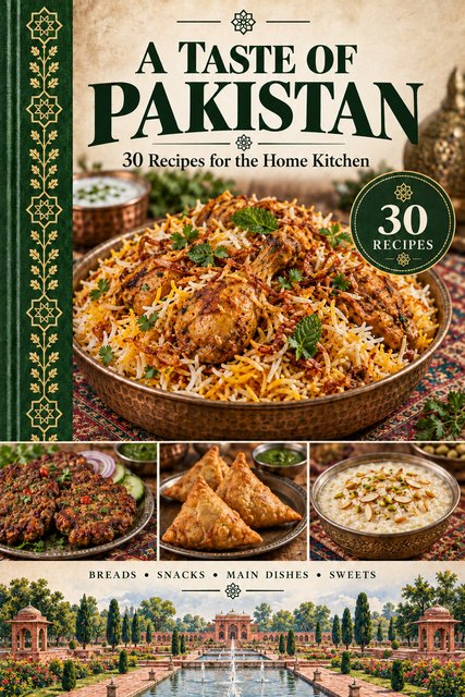 A Taste of Pakistan cookbook cover