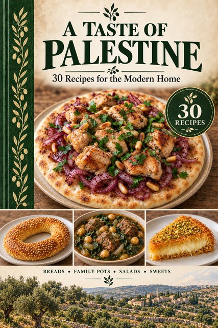 A Taste of Palestine cookbook cover