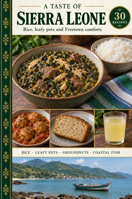 A Taste of Sierra Leone cookbook cover