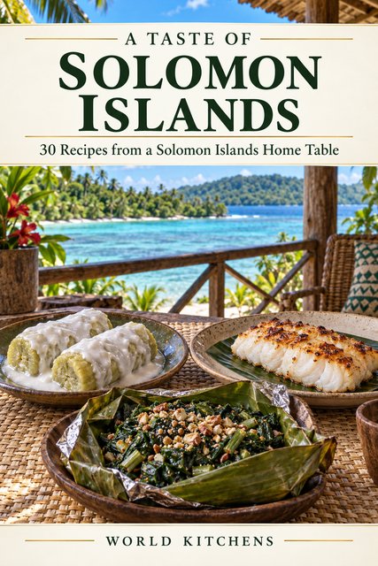 A Taste of Solomon Islands cookbook cover