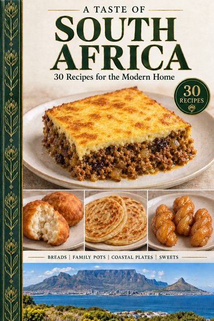 A Taste of South Africa cookbook cover