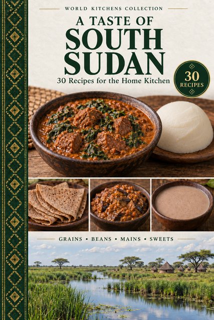 A Taste of South Sudan cookbook cover