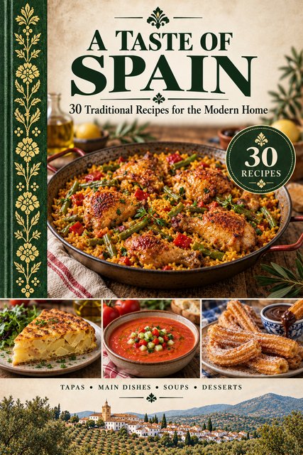 A Taste of Spain cookbook cover