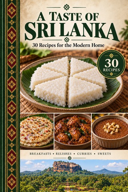 A Taste of Sri Lanka cookbook cover