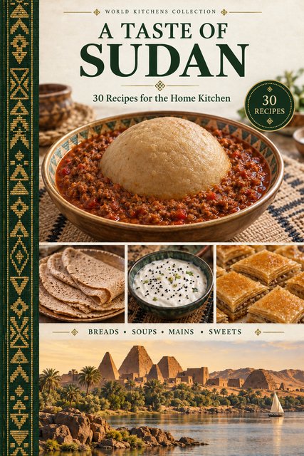 A Taste of Sudan cookbook cover