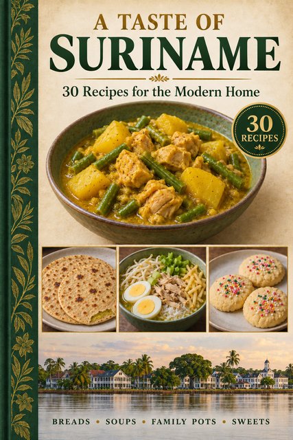 A Taste of Suriname cookbook cover