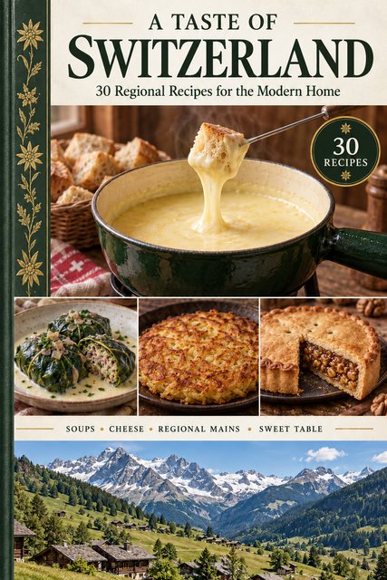A Taste of Switzerland cookbook cover