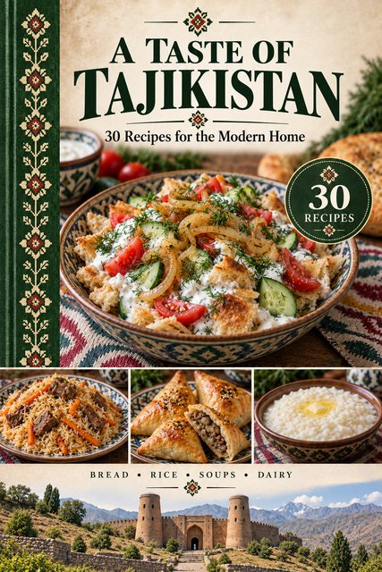 A Taste of Tajikistan cookbook cover