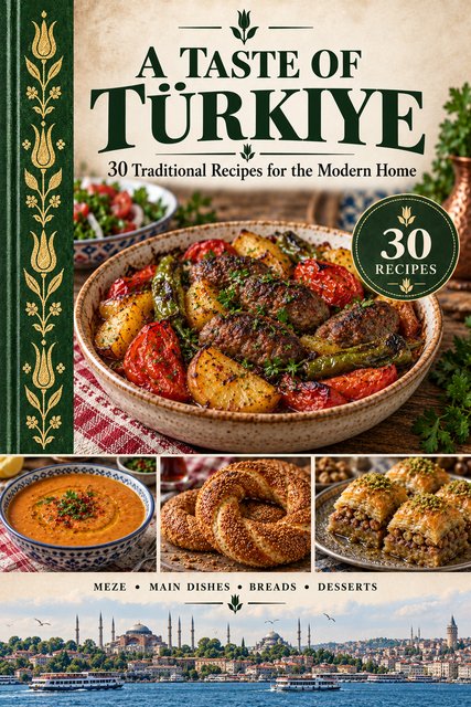 A Taste of Turkiye cookbook cover