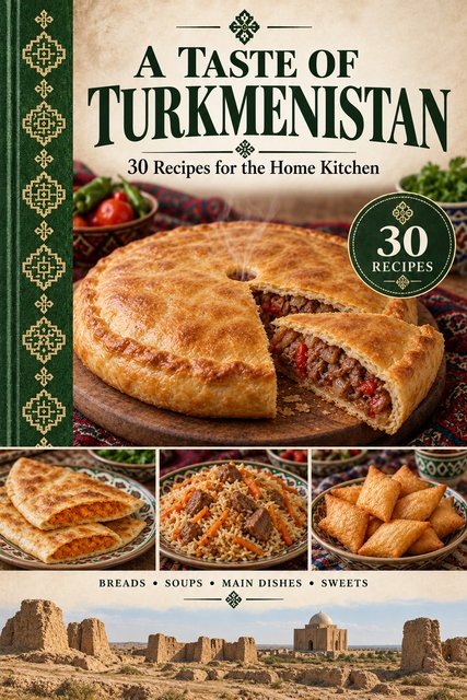 A Taste of Turkmenistan cookbook cover