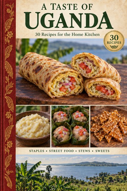 A Taste of Uganda cookbook cover