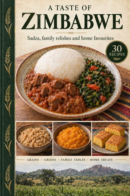 A Taste of Zimbabwe cookbook cover