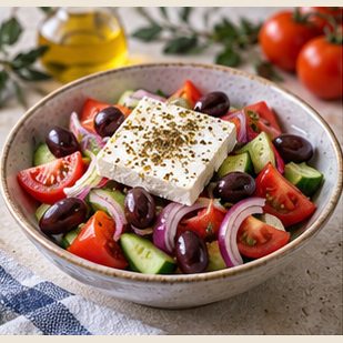 Greek Village Salad (Horiatiki)