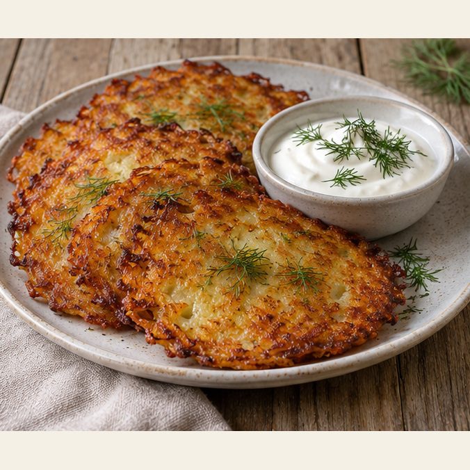 Lithuanian-Style Potato Pancakes