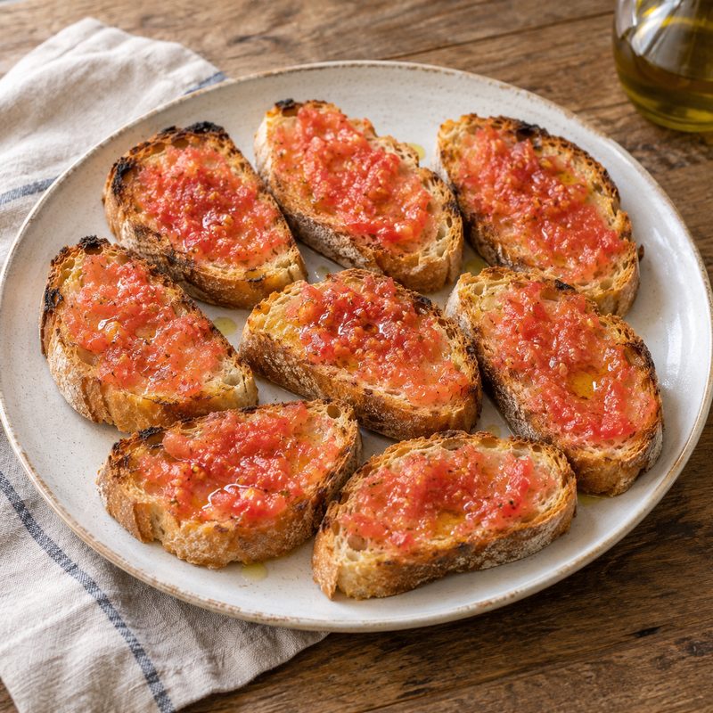 Pan con Tomate